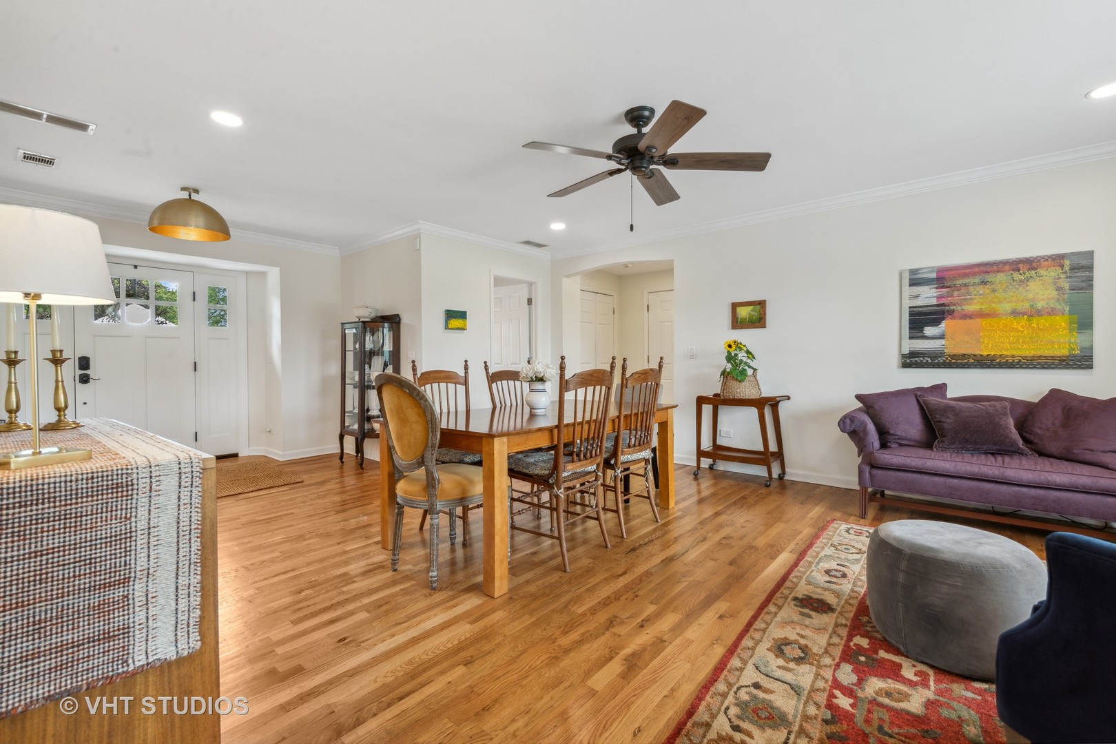 831 Ela Road Inverness, IL 60067 - Photo 9 of 46 a living room with furniture and a wooden floor