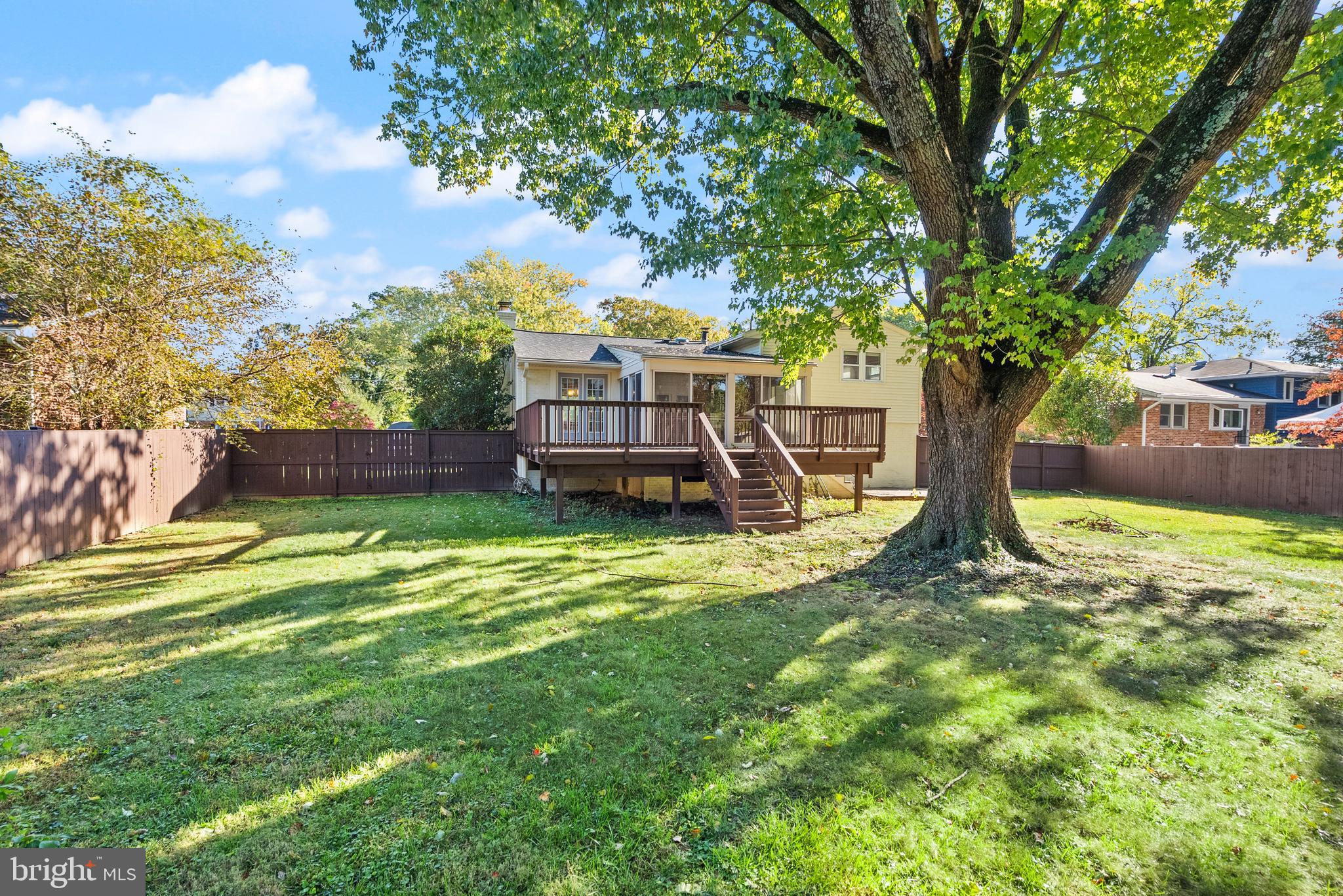 1726 Baldwin Drive McLean, VA 22101 - Photo 45 of 47 a view of a house with a backyard