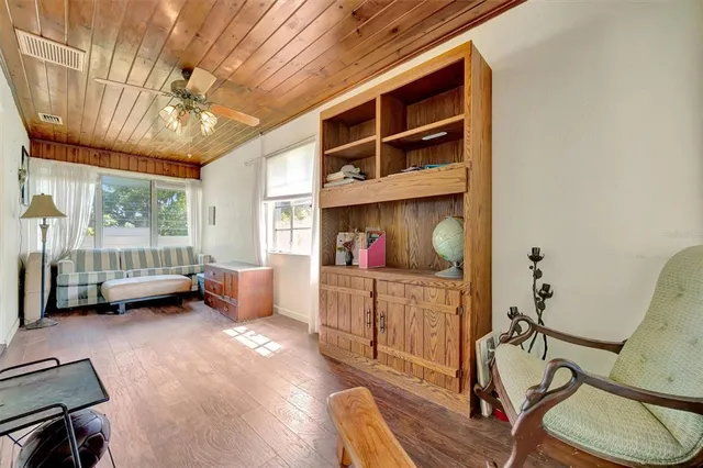 a very nice looking room with a large window