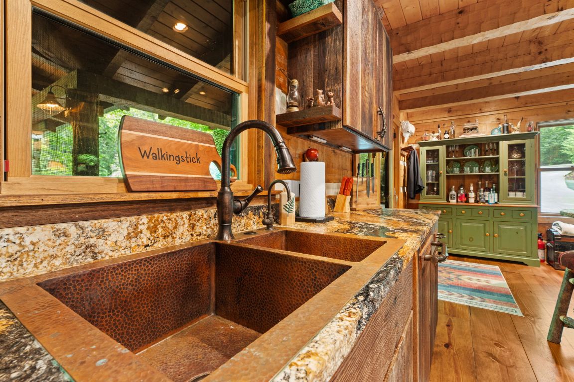 671 Walking Stick Road Highlands, NC 28741 - Photo 16 of 56 Custom granite countertops
