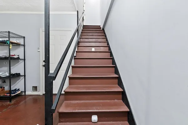 a view of a storage & utility room
