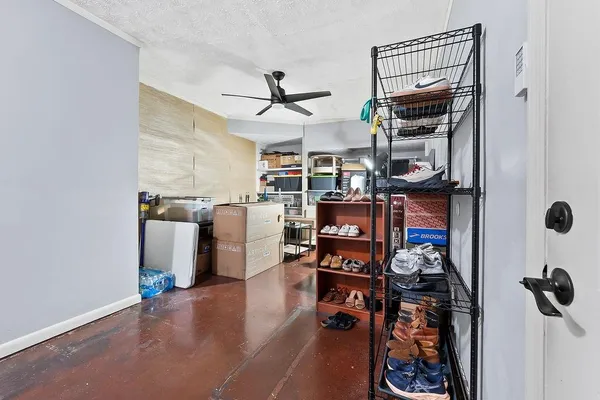 a view of a workspace with furniture