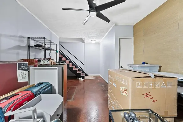 a view of a house with a balcony