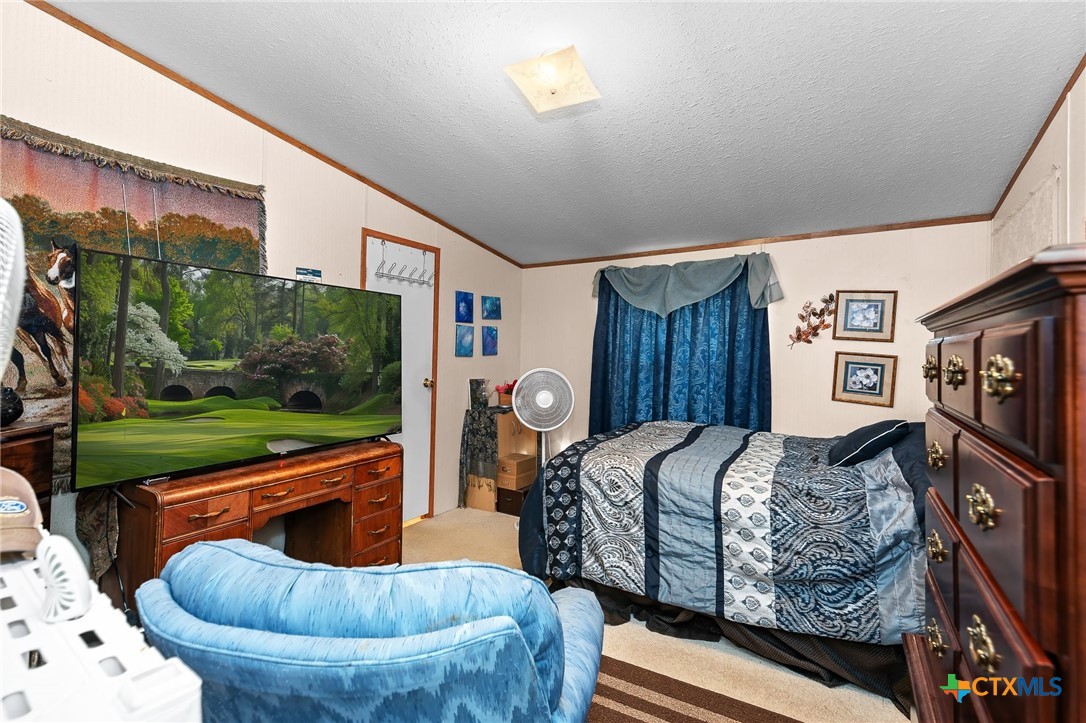 14815 Johnson Rd Trail Manor, TX 78653 - Photo 11 of 37 a living room with furniture a flat screen tv and a floor to ceiling window