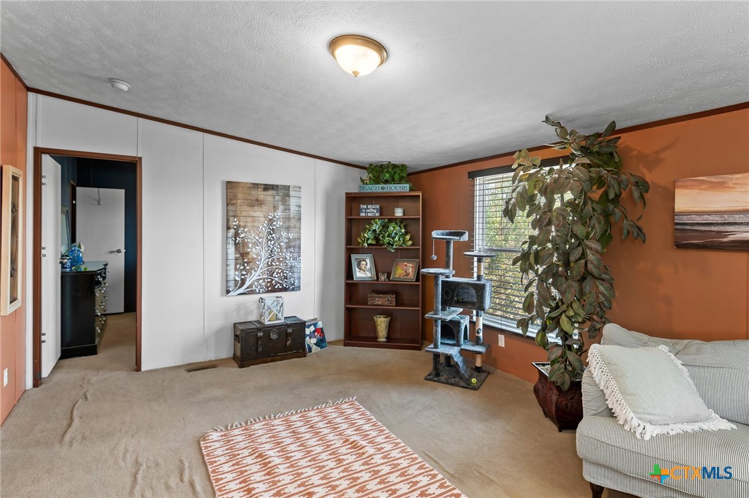 14815 Johnson Rd Trail Manor, TX 78653 - Photo 25 of 37 a bedroom with furniture and a window
