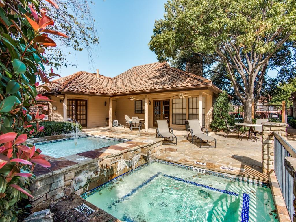 5626 Preston Oaks Road, Unit 46C Dallas, TX 75254 - Photo 21 of 25 a view of a house with swimming pool and sitting area
