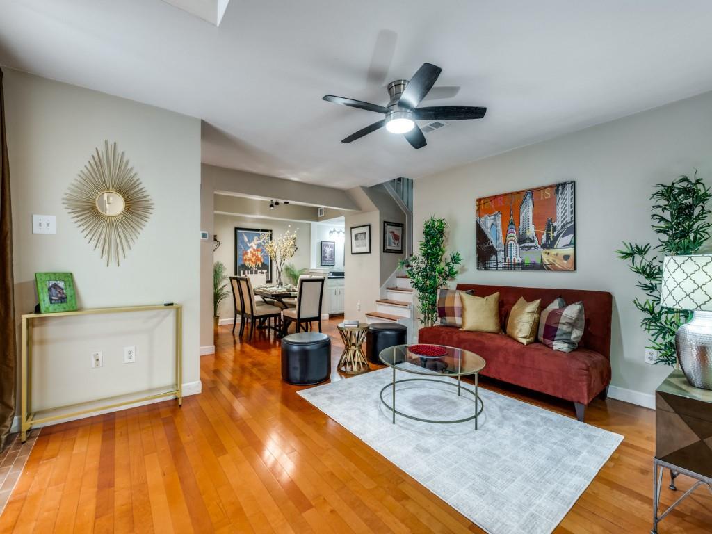 5626 Preston Oaks Road, Unit 46C Dallas, TX 75254 - Photo 2 of 25 a living room with furniture and a large window