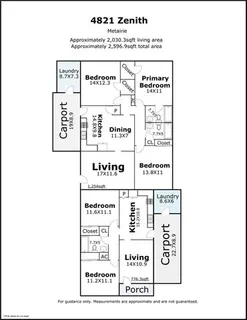 $290,000 | 4821-23 Zenith Street, Metairie, LA 70001