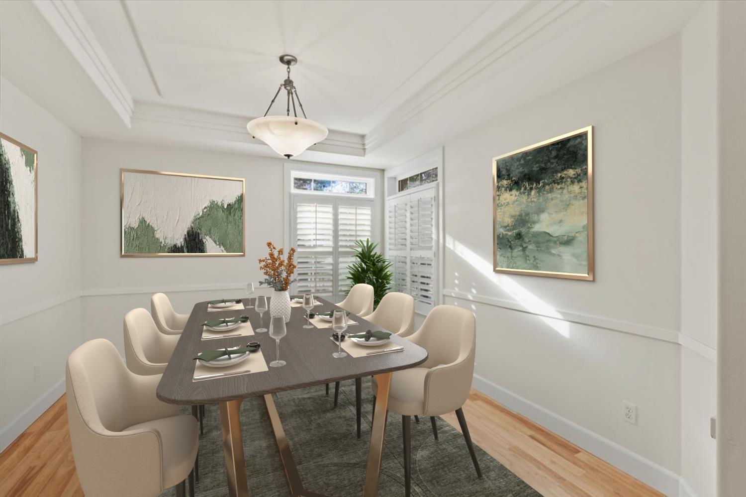 14622 Banner Lava Cap Road Nevada City, CA 95959 - Photo 24 of 66 a view of a dining room with furniture window and outside view