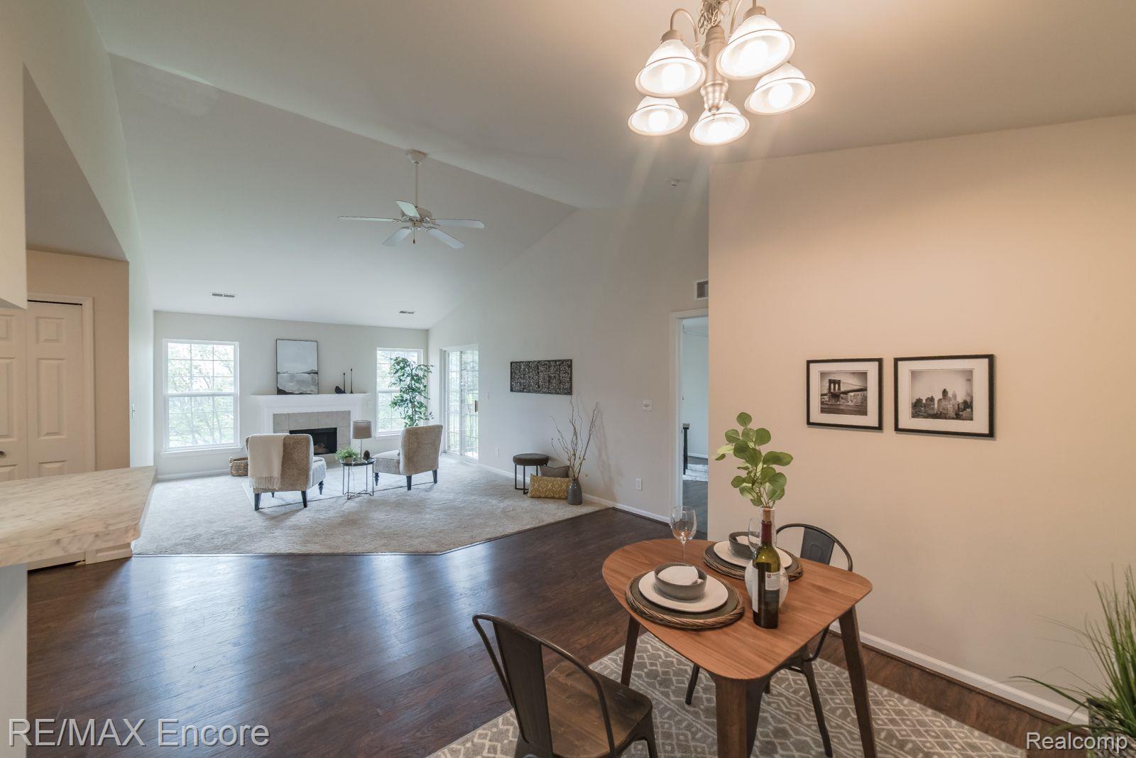 3595 Tremonte Circle Rochester, MI 48306 - Photo 14 of 48 Great Room / Dining Room View 2