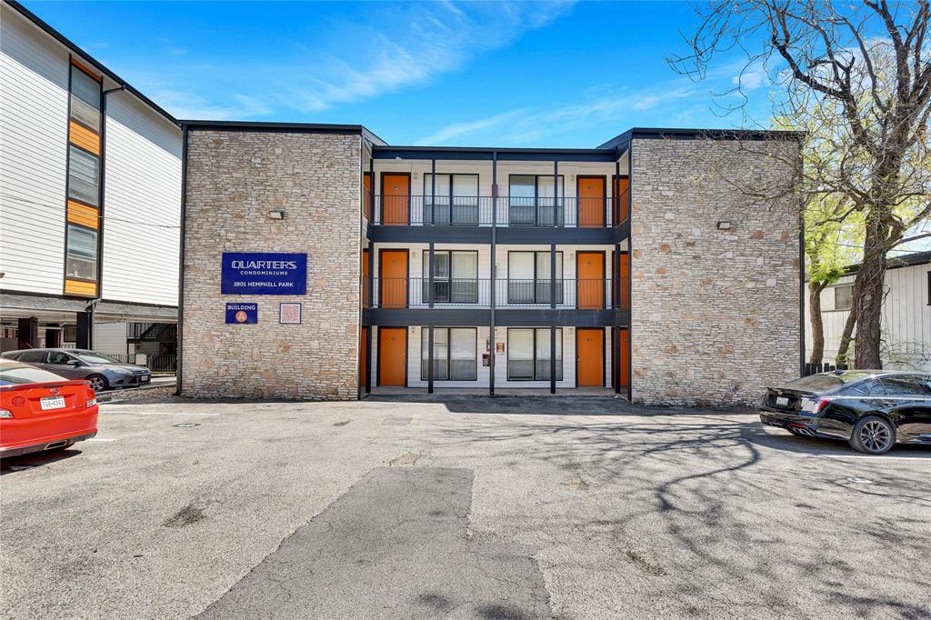 a view of a car garage door