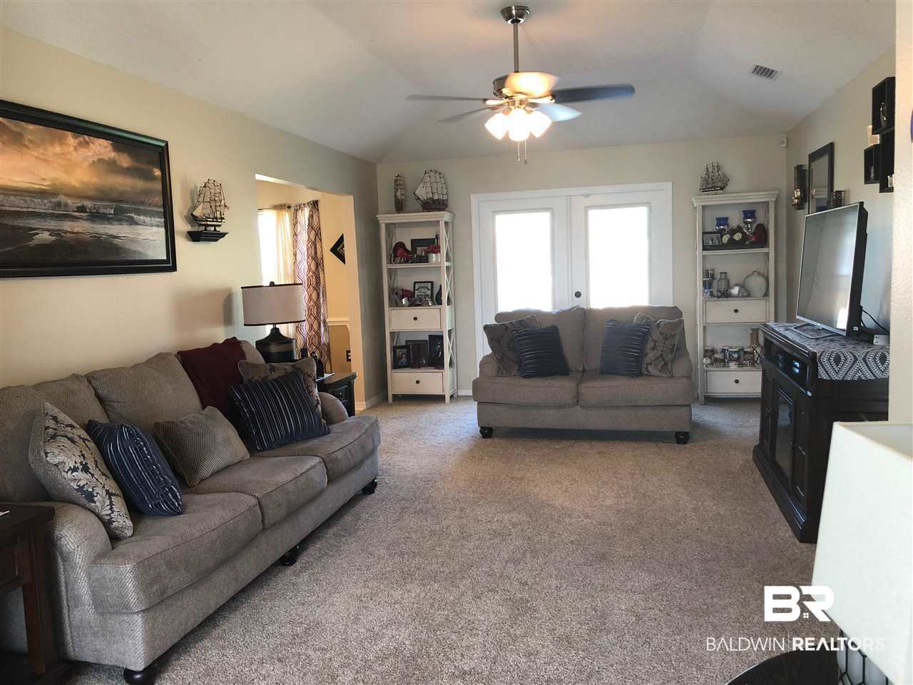 21689 Shadowbrook Street Robertsdale, AL 36567 - Photo 4 of 21 Lots of light, french doors lead to patio