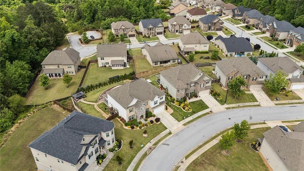 4846 Ralin Court Southwest Atlanta, GA 30331 - Photo 33 of 38 an aerial view of residential houses with outdoor space