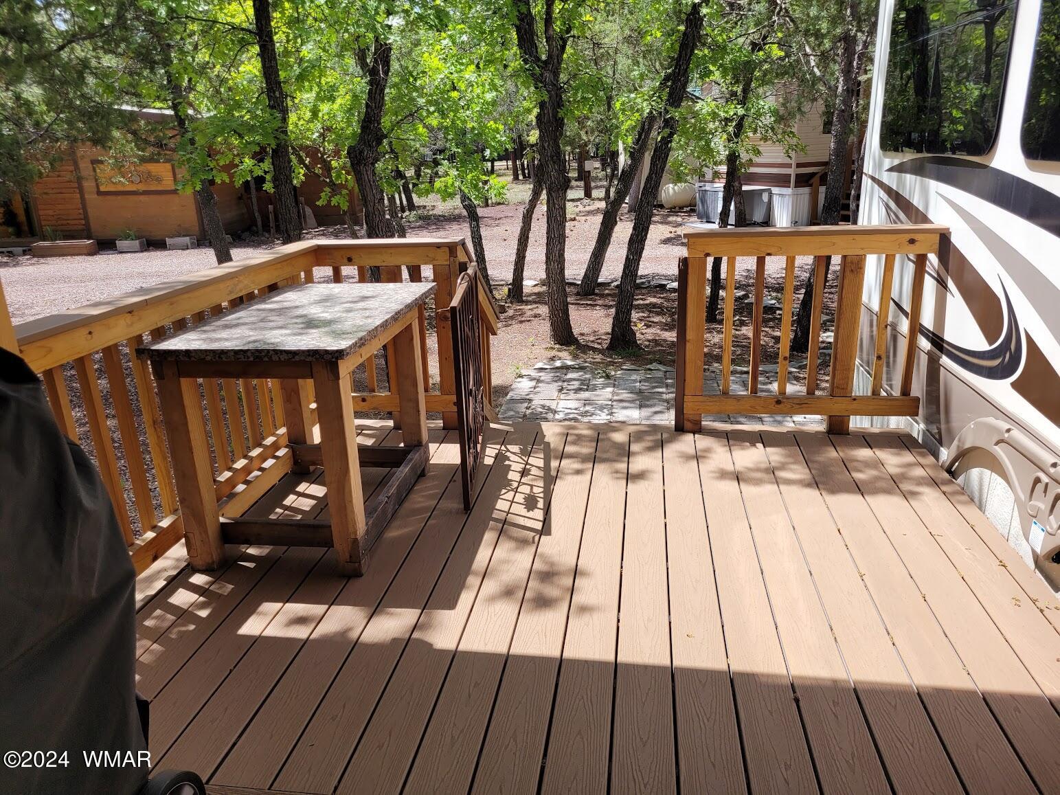 1930 Larson Road, Unit 15 Lakeside, AZ 85929 - Photo 14 of 18 Deck & BBQ