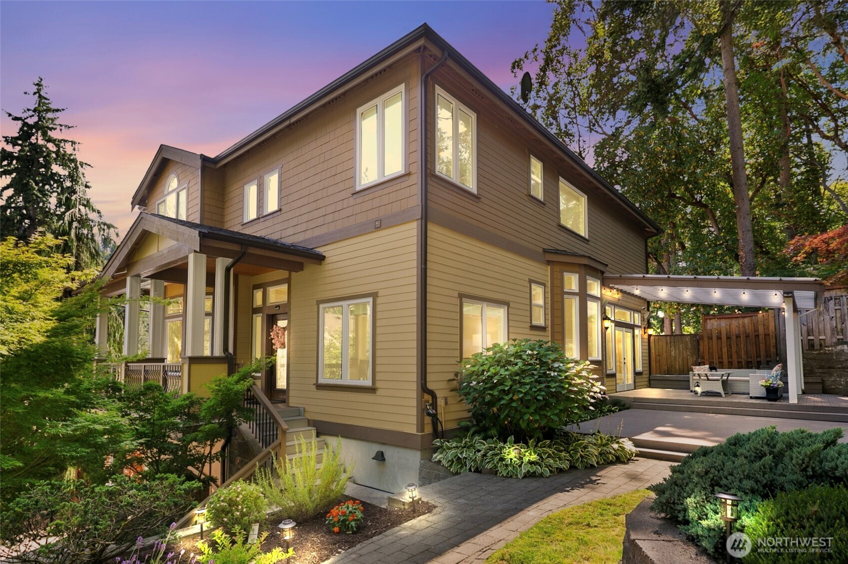14248 Southeast Allen Rd. Bellevue, WA 98006 - Photo 1 of 40 a front view of a house with garden