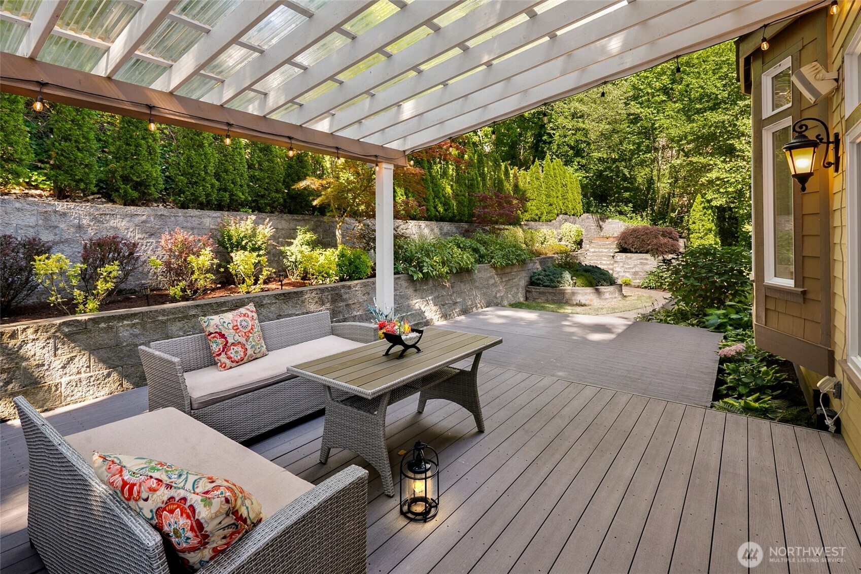 14248 Southeast Allen Rd. Bellevue, WA 98006 - Photo 34 of 40 a outdoor living space with furniture and garden view