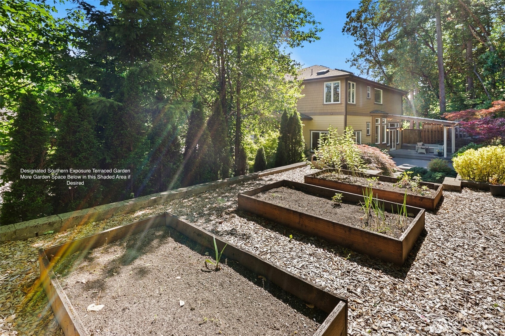 14248 Southeast Allen Rd. Bellevue, WA 98006 - Photo 35 of 40 a view of a backyard with sitting area