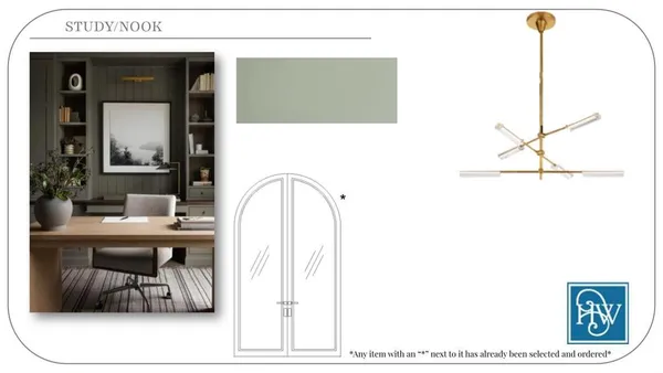a living room with a sink
