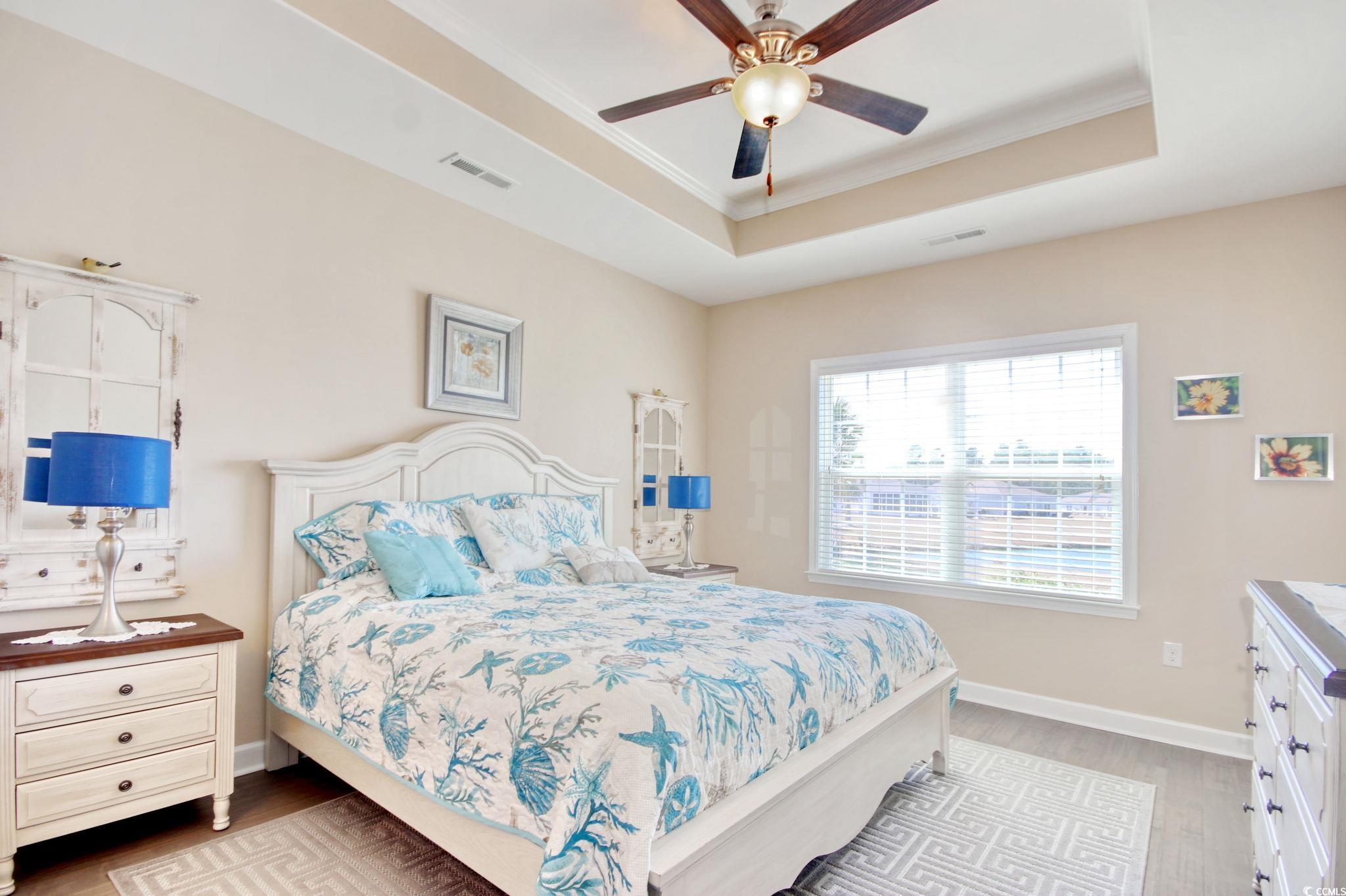 434 Carrick Loop Longs, SC 29568 - Photo 20 of 39 Bedroom with a tray ceiling, ornamental molding, c