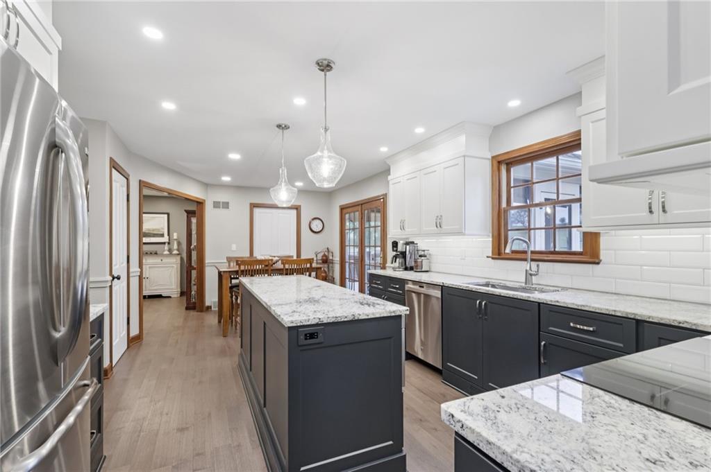 111 American School Road Harmony, PA 16037 - Photo 13 of 46 a large kitchen with lots of counter space sink and appliances