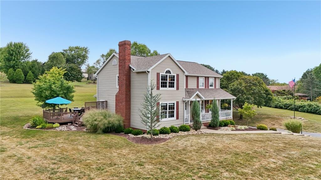 111 American School Road Harmony, PA 16037 - Photo 3 of 46 a front view of a house with porch