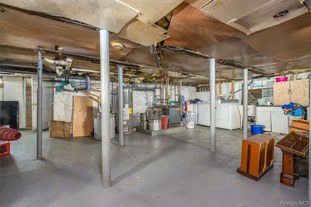 a view of storage and utility room