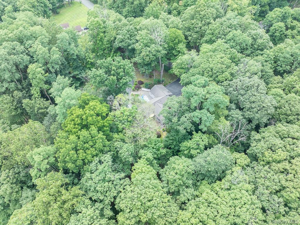 23 Sky Meadow Road Suffern, NY 10901 - Photo 33 of 36 an aerial view of residential house with outdoor space and trees all around