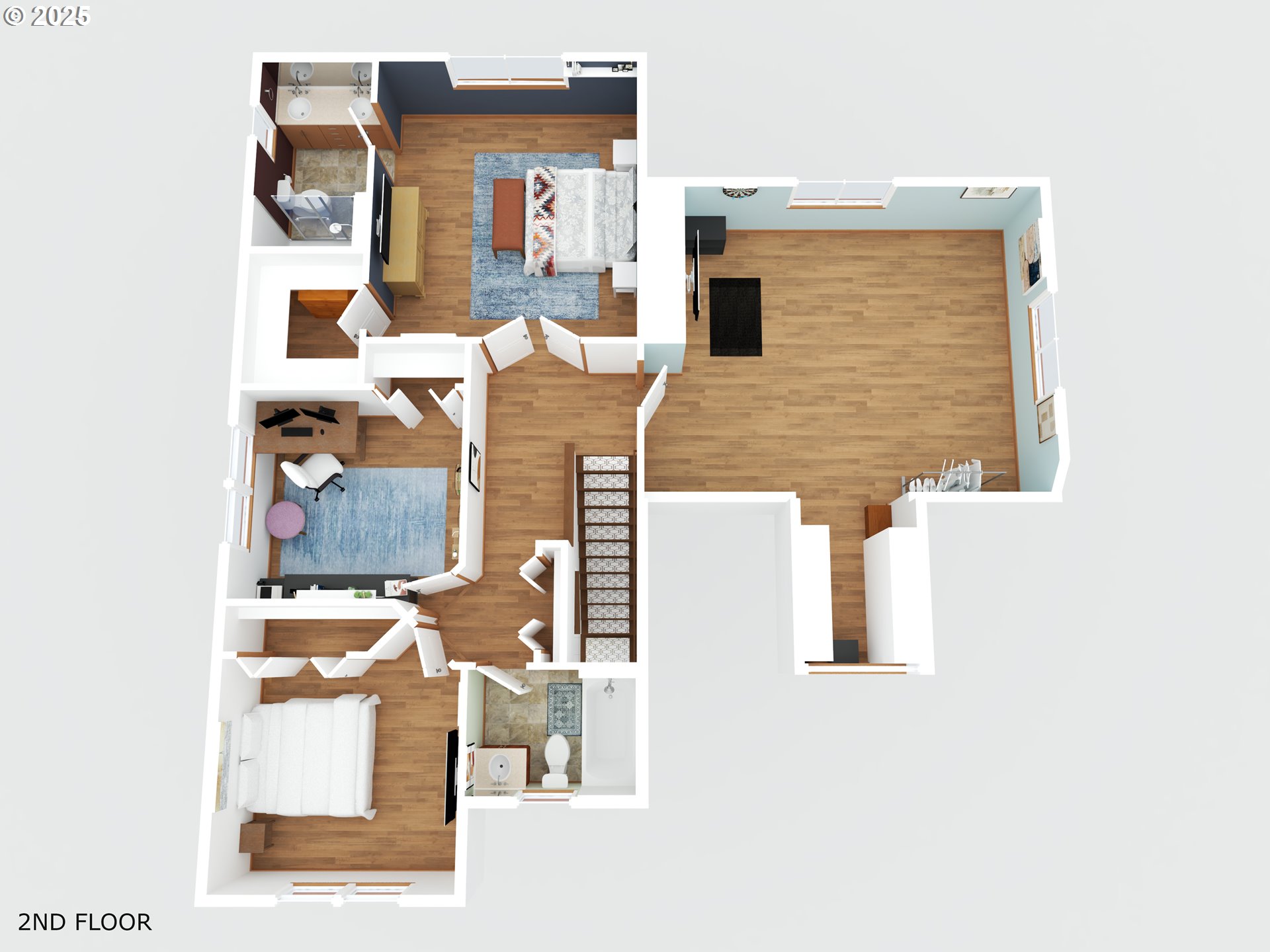 18465 Meadow Avenue Sandy, OR 97055 - Photo 42 of 43 a view of living room with furniture and floor to ceiling window