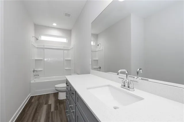 a view of small space with racks on the wall