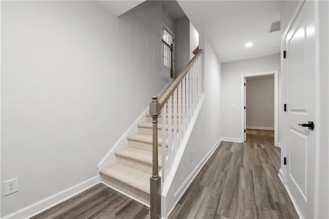wooden floor in a empty room