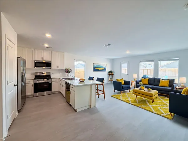 a view of an empty room