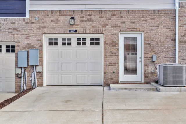 a building with a door