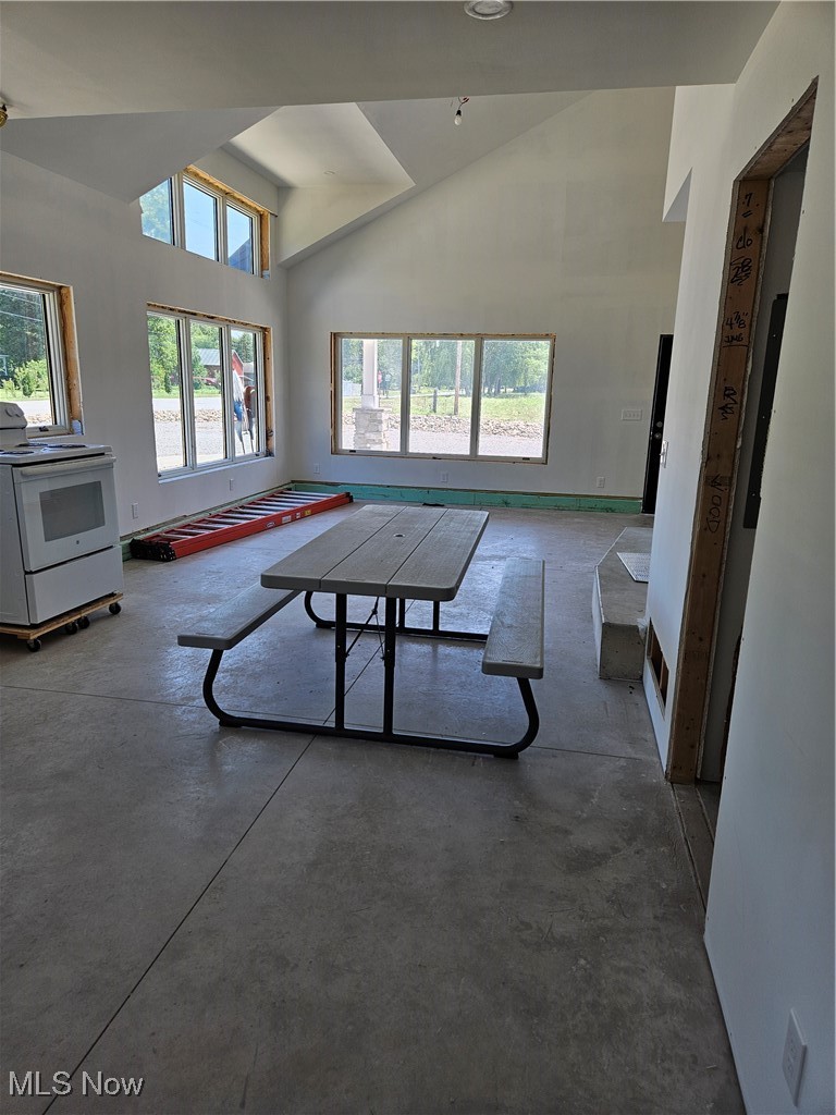 1180 North County Line Road Geneva, OH 44041 - Photo 33 of 33 Kitchen, Living room open floor plan
