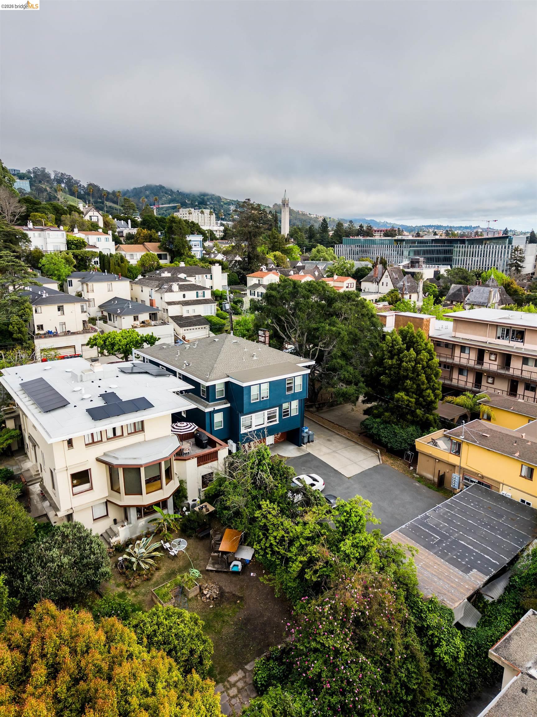 1734 Spruce Street Berkeley, CA 94709 - Photo 3 of 8 an aerial view of a house with a lake view