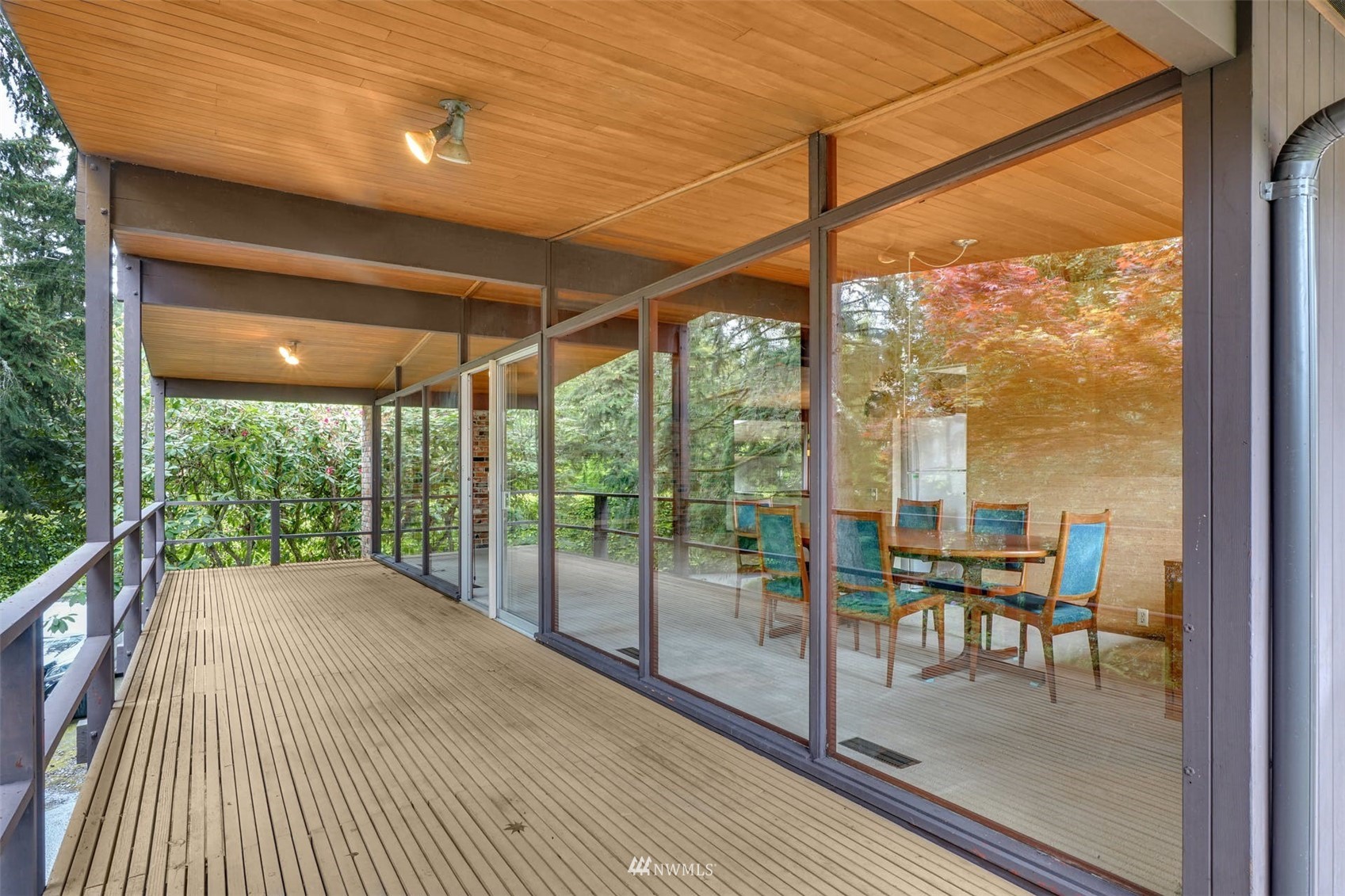 3309 Evergreen Point Road Medina, WA 98039 - Photo 9 of 25 a view of a balcony with chairs