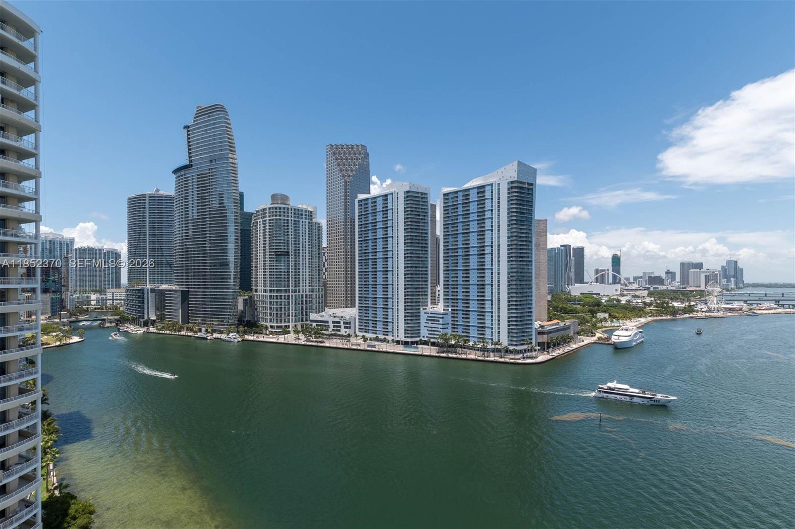 848 Brickell Key Drive, Unit 1906 Miami, FL 33131 - Photo 24 of 24 a view of a city with tall buildings