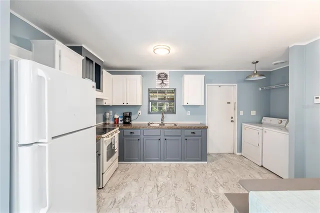 a view of a multi story tree