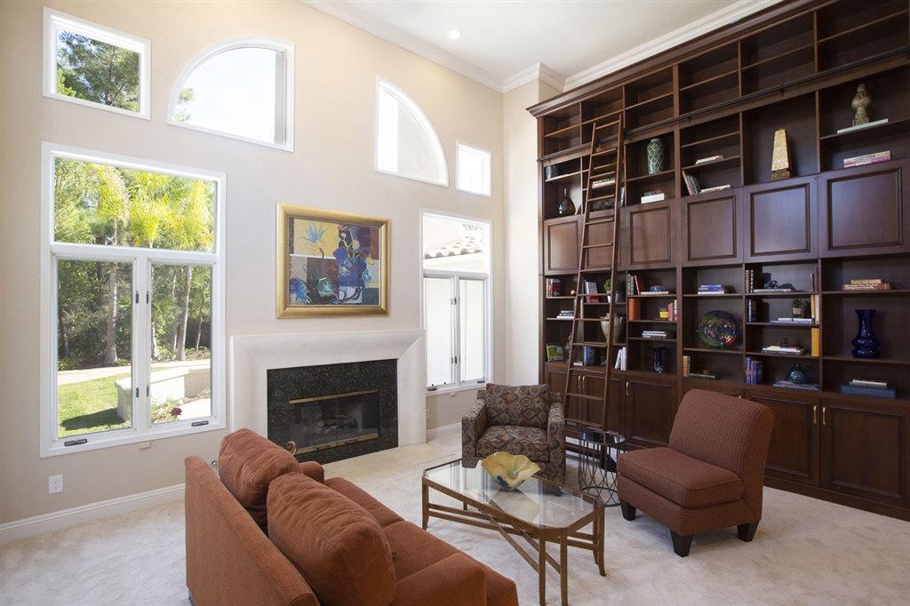 3467 Western Springs Road Encinitas, CA 92024 - Photo 6 of 25 Awesome bookcase and tons of light