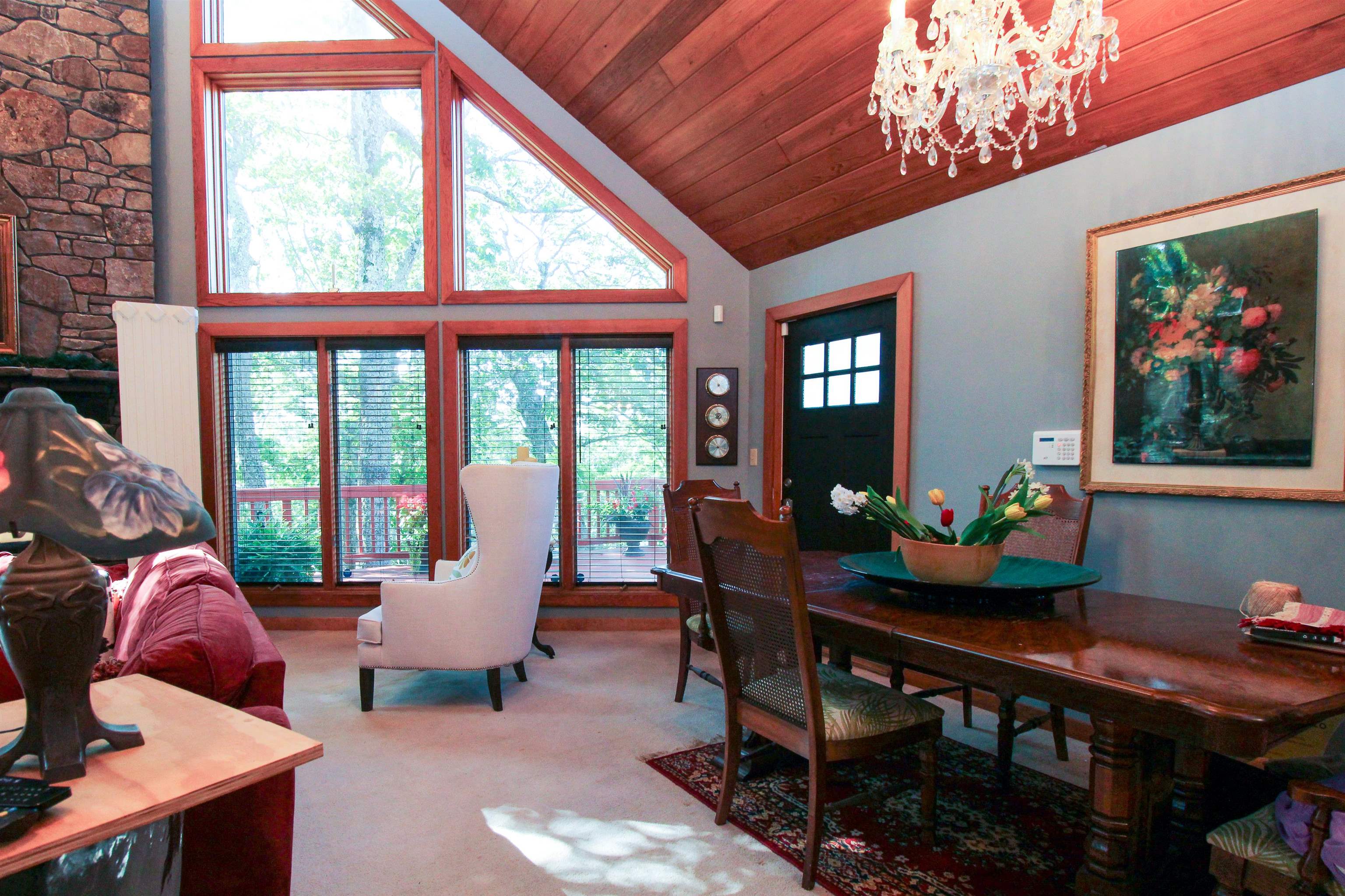 781 Devils Knob Loop Roseland, VA 22967 - Photo 16 of 68 a living room with furniture and floor to ceiling windows