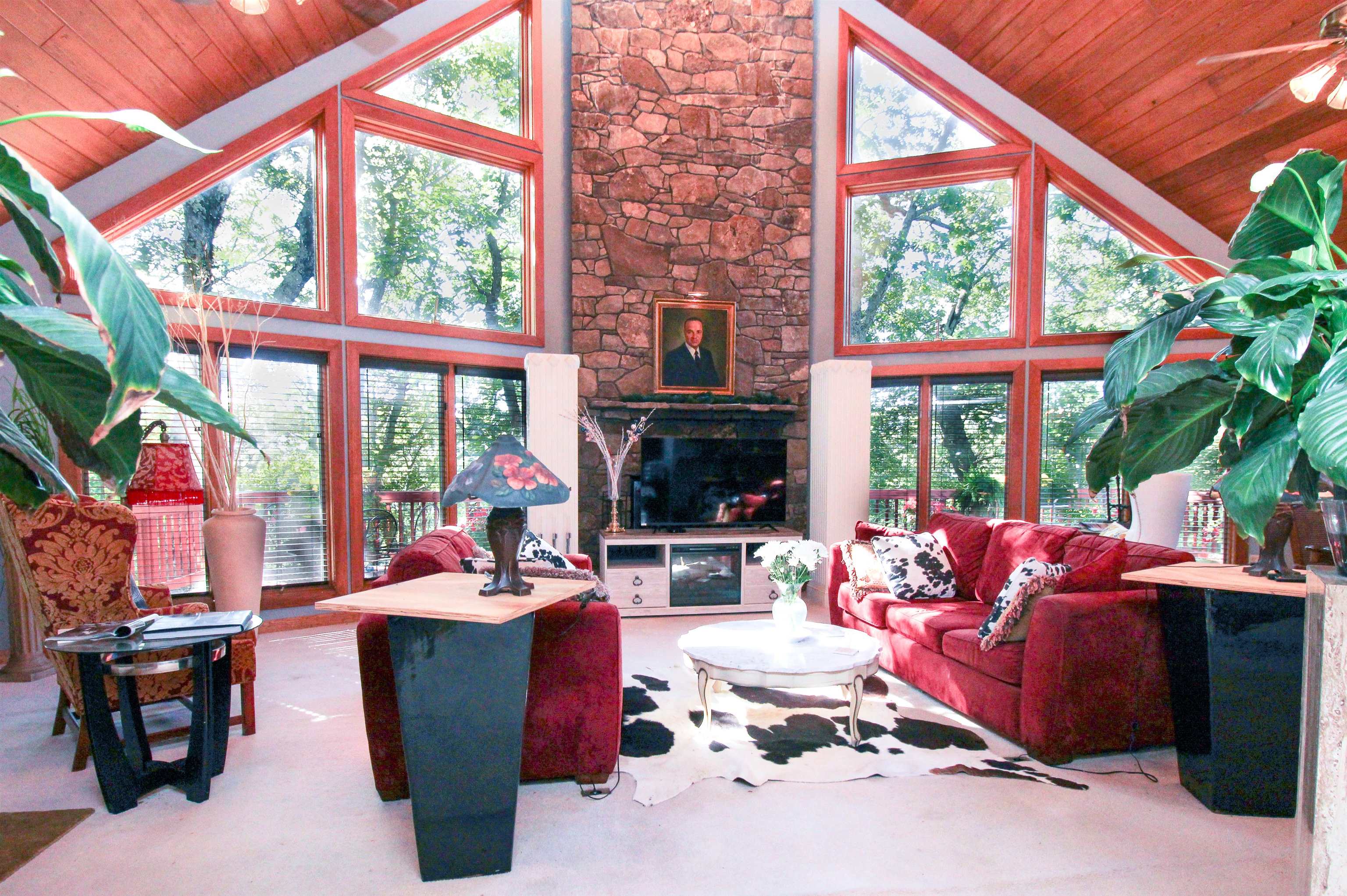 781 Devils Knob Loop Roseland, VA 22967 - Photo 18 of 68 a living room filled with furniture and a large window