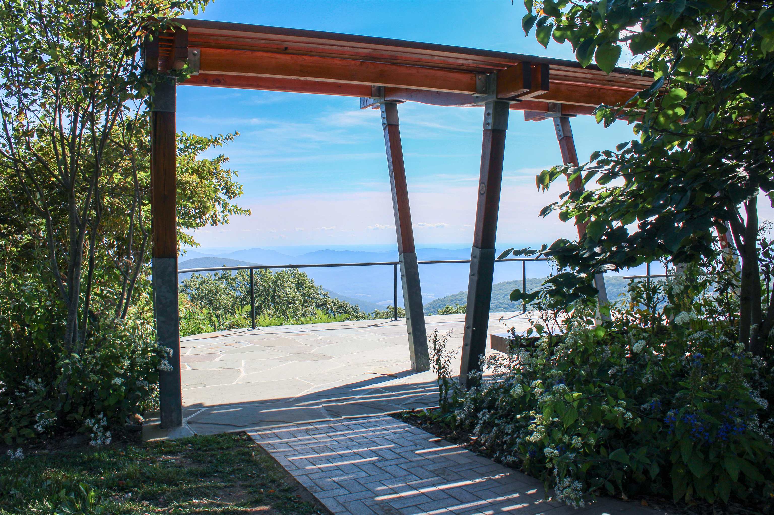 781 Devils Knob Loop Roseland, VA 22967 - Photo 62 of 68 a view of a porch with a tree