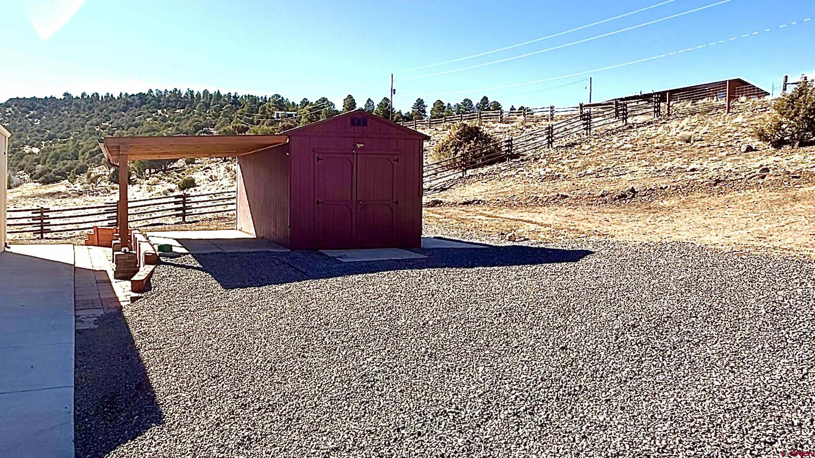 223 Fdr 101 Road Antonito, CO 81120 - Photo 10 of 15 shed with extended eave