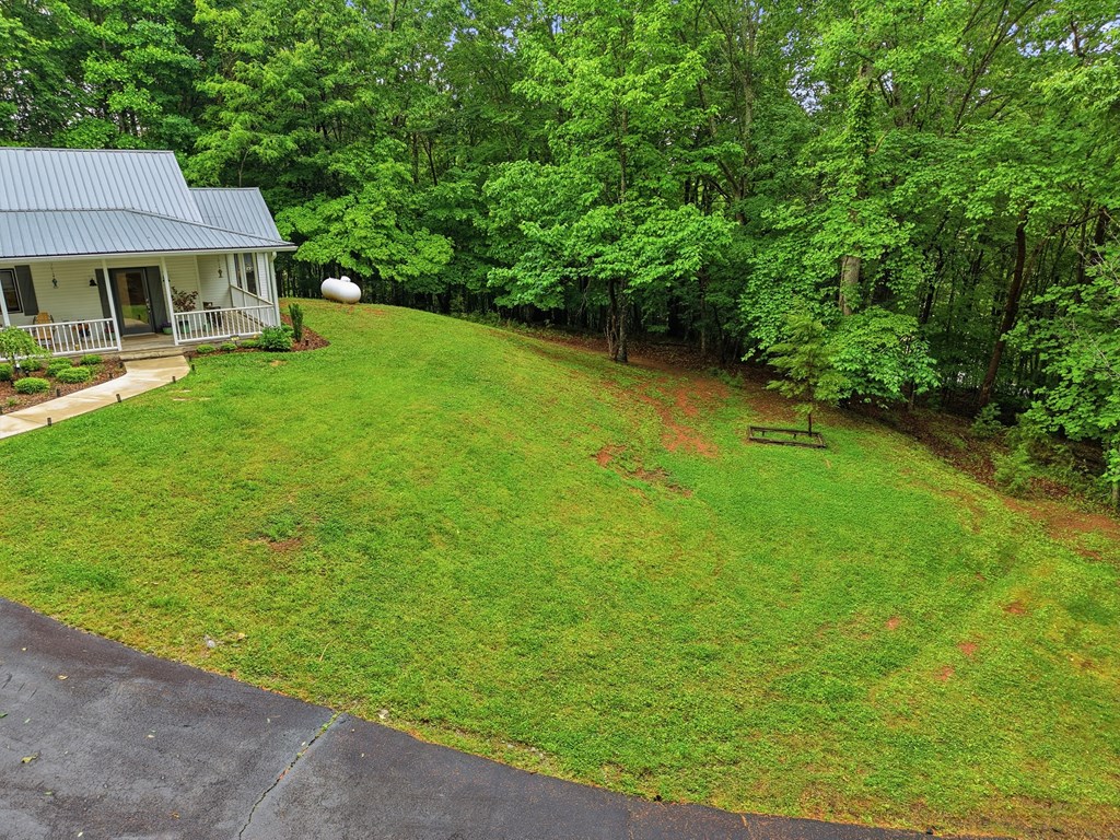 175 Crane Creek Road Young Harris, GA 30582 - Photo 36 of 40 a view of a house with a backyard