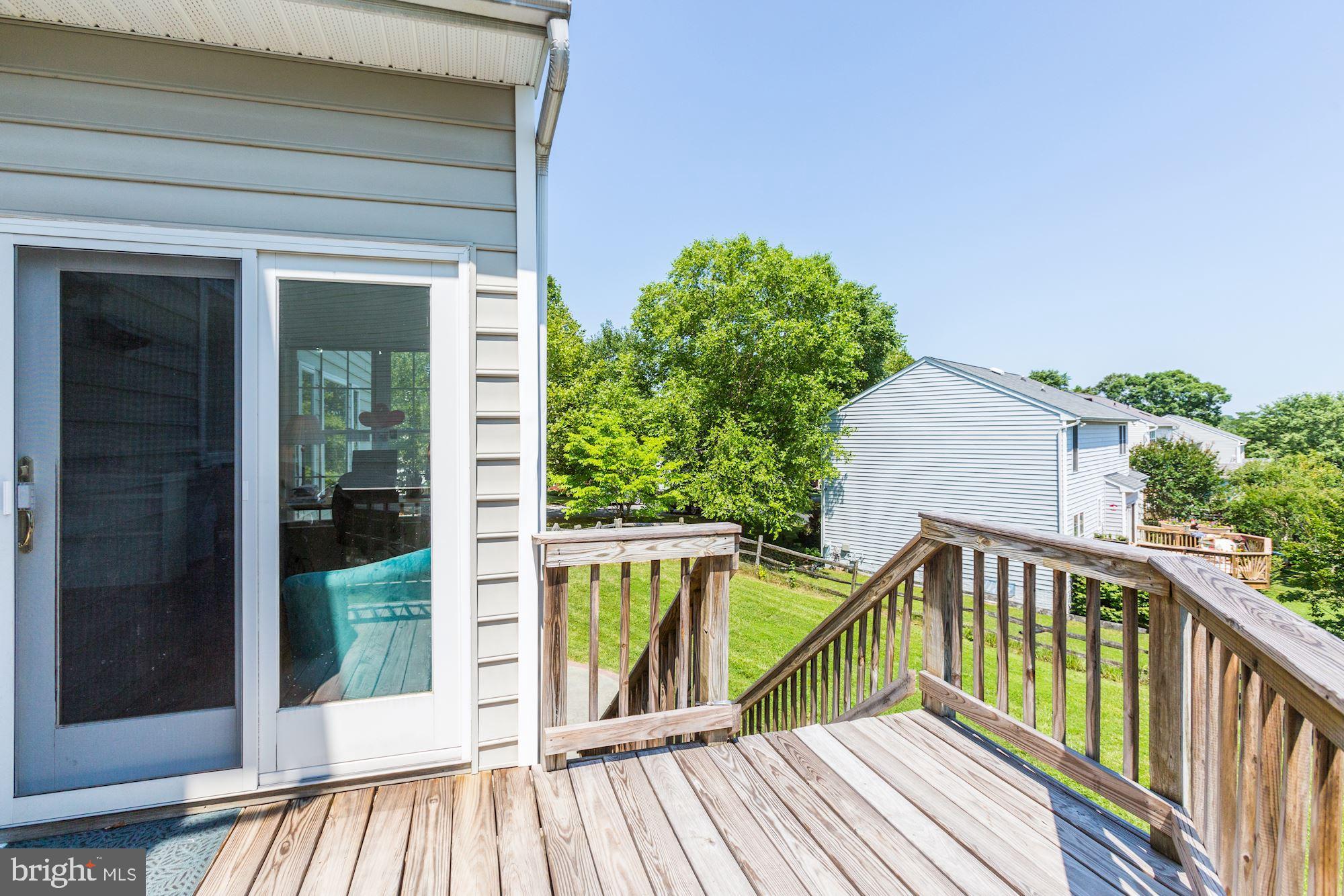 6017 Florey Road Hanover, MD 21076 - Photo 41 of 46 Main Level Slider to Deck