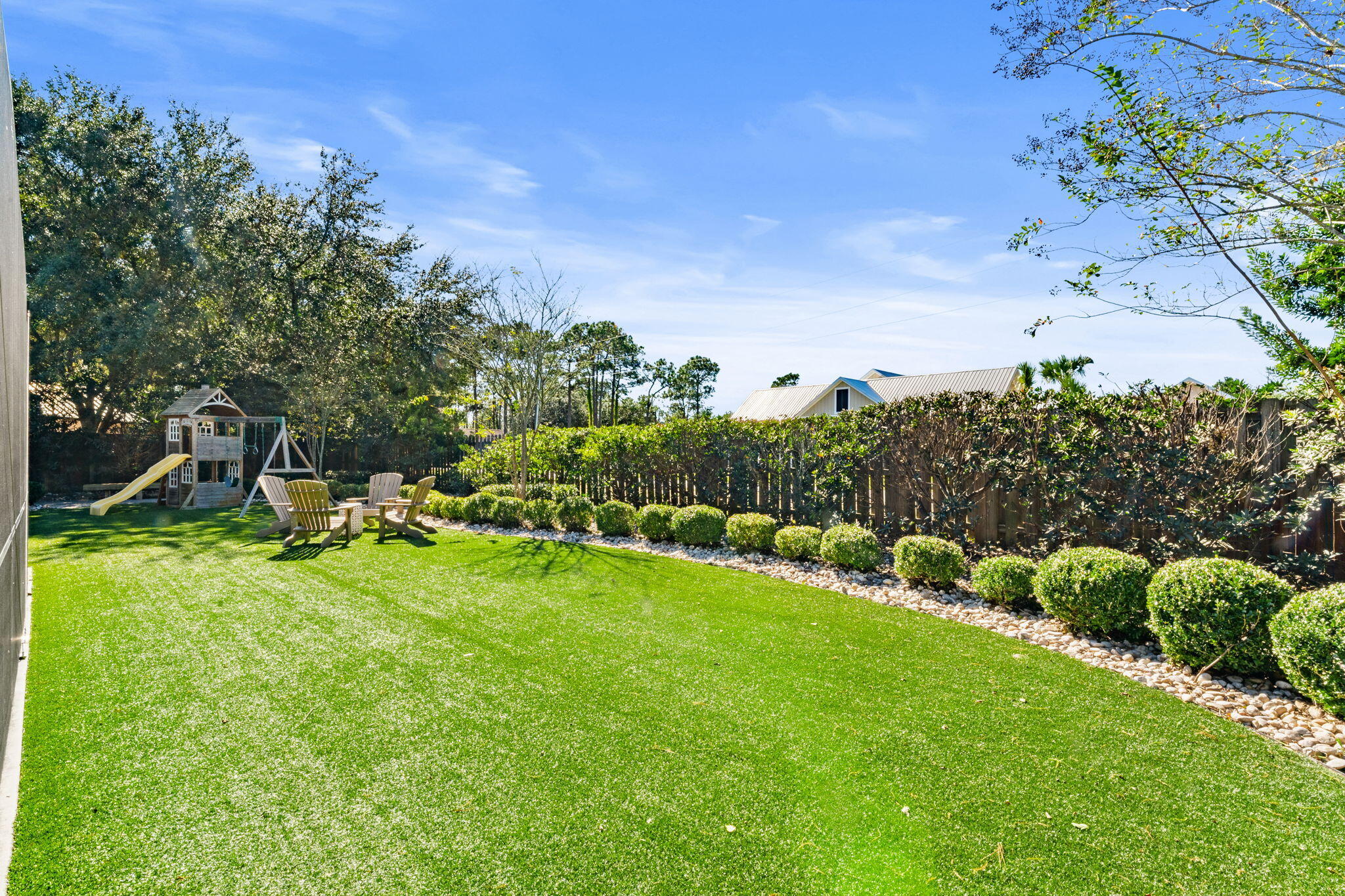81 Botany Boulevard Santa Rosa Beach, FL 32459 - Photo 43 of 62 a view of a garden with an outdoor space