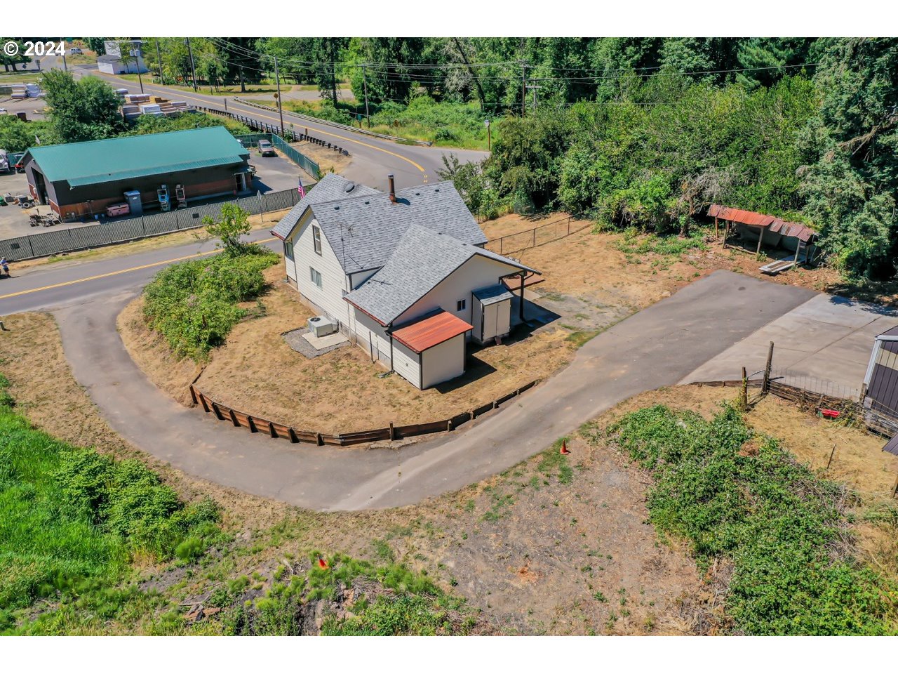 20239 Northwest Pihl Road Banks, OR 97106 - Photo 27 of 35 an aerial view of a house with outdoor space and garden