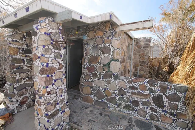 a backyard of a house