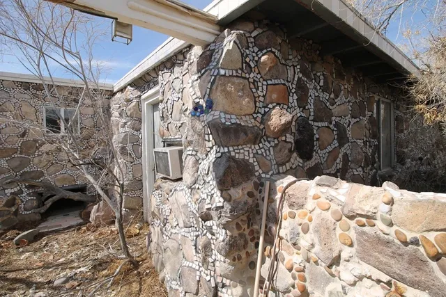 a close view of chair and bathroom