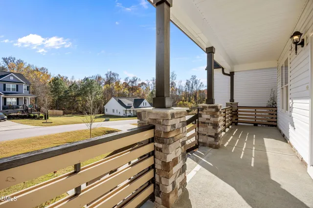 a view of outdoor space with seating area