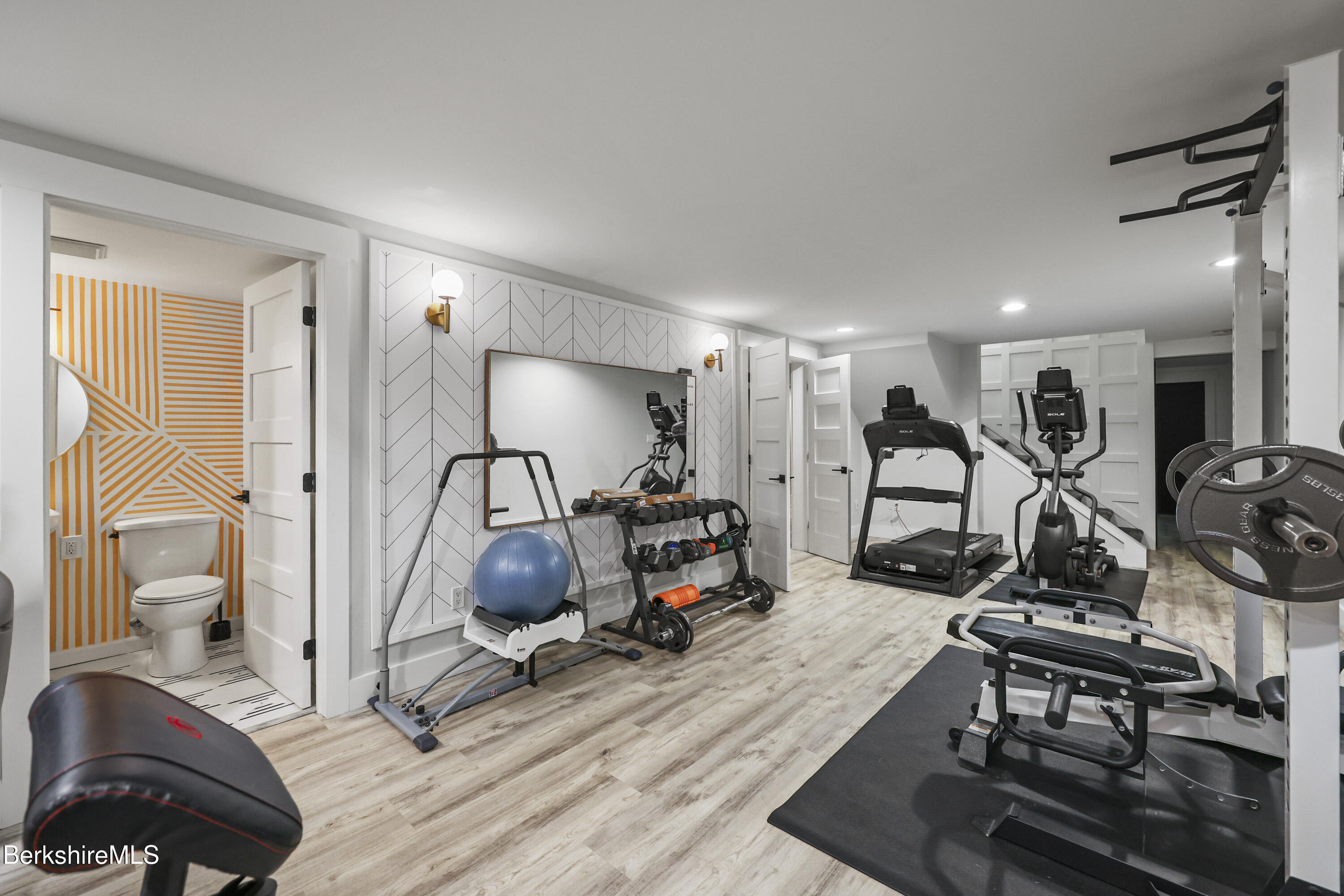 65 Johnson Road Dalton, MA 01226 - Photo 51 of 76 a view of a room with gym equipment